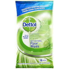 dettol anti bacterial floor wipes