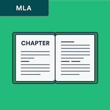 mla how to cite a book chapter update