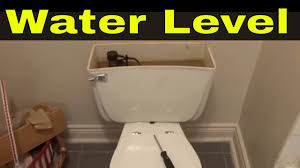 adjust toilet water level easy tutorial