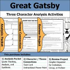 the great gatsby teaching unit