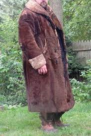 Fur Coat Bear Skin Trappers Coat