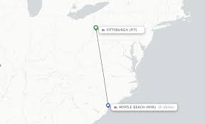 flights from pittsburgh to myrtle beach