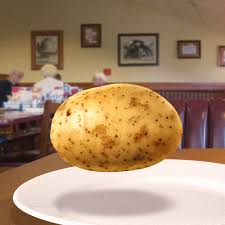 A potato flew around my room. Egajkkhbb