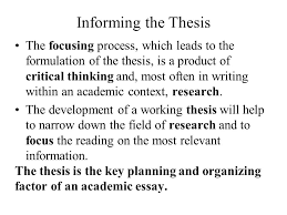 Research Question and Hypothesis Master Thesis Outline Template