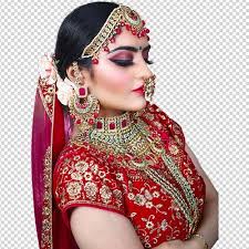 indian bride woman with makeup