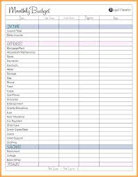 Monthly Bill Organizer Excel Template Monthly Bill Organizer