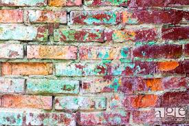 Grunge Colored Brick Wall Background