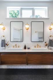 Round mirror over bathroom vanity bathroom mirrors and. How To Get Your Bathroom Vanity Lighting Right