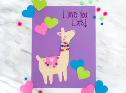 When valentine's day comes near, all of us hurry down to the stores to buy gifts for our loved ones. Llama Valentine Craft For Kids With Free Printable