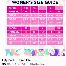 Lilly Pulitzer Lilly Pulitzer Size Chart Lilly Pulitzer