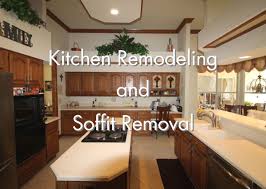 I'm installing a soffit in an unusual way. Kitchen Remodeling And Soffit Removal Kbf Design Gallery