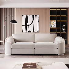 Polyester Curved Sofa