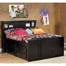 laa full bookcase bed with underbed