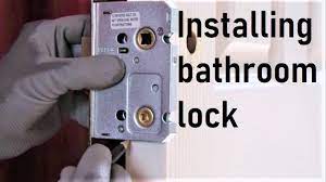 installing bathroom lock you