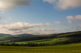 beautiful hilly landscape copyright