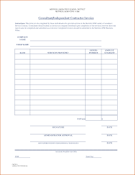 Free Contractor Invoice Template Word And 10 Independent Contractor
