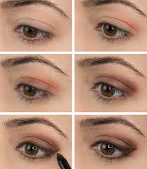 how to apply eye makeup using pinkiou