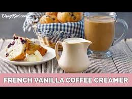 french vanilla coffee creamer