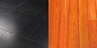 plank wood floor with scenic paint