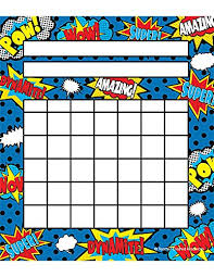 Teacher Created Resources Superhero Incentive Charts Pack 5646