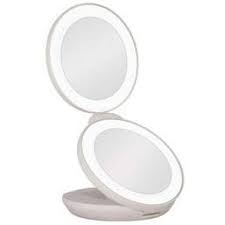 best lighted compact magnifying mirror
