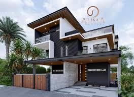 alima yang modern zen duplex house and