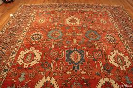 antique persian heriz rug 71419