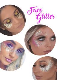 glitter festival makeup