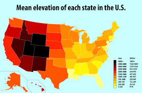 Mean Elevation Of Each State In The U S Oc 2300x1500