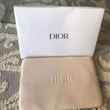 dior makeup bag cosmetic pouch beige