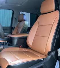custom leather seats interior