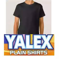 Yalex Kids Plain White And Colored Round Neck T Shirt High Quality Shirt For School And Casual Use And Printing