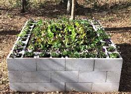 super simple concrete block garden