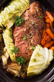 Cook on low for 7 hours. Slow Cooker Guinness Corned Beef Countryside Cravings