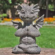 Mediating Dragon Garden Statue Dragon