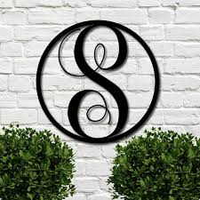 Metal Letters For Wall Metal Initial
