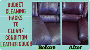 cleaning hacks for leather couch