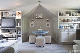 I painted my craft room with benjamin moore #653 seagrove. Office Craft Family Room Reveal Finally