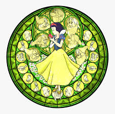 Kingdom Hearts Snow White Stained Glass