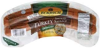 eckrich skinless turkey smoked sausage