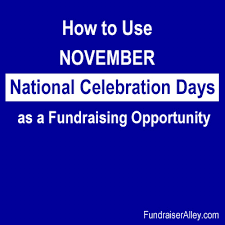 How To Use November National Days As A Fundraising