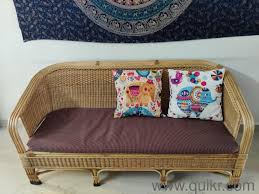 5 seater cane bamboo sofa set