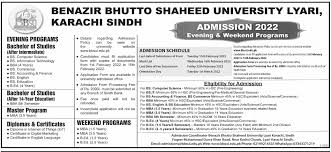 bbsul karachi admission 2023 apply