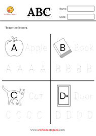 alphabet tracing a z worksheetk