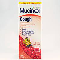 children s mucinex cough dosage rx