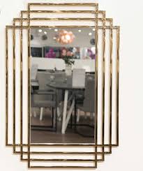 With antique gold supports, this mirror appears to float on your wall. New Arrival Luxury Rectangle Wall Mirror Gold Stainless Steel Bedroom Hotel Decorative Wall Mirror Furniture Buy Luxury Wall Mirror For Living Room Bed Room Modern Gold Rectangle Decorative Mirror Stainless Steel Frame Wall