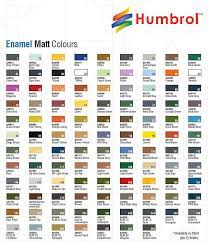 Humbrol Paint Chart Save 52