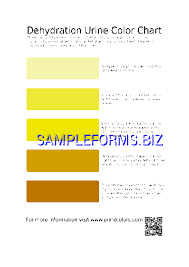 Download Dehydration Urine Color Chart Pdf