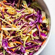 red cabbage coleslaw with no mayo