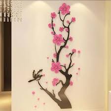 Chinese Style 3d Wall Stickers Plum